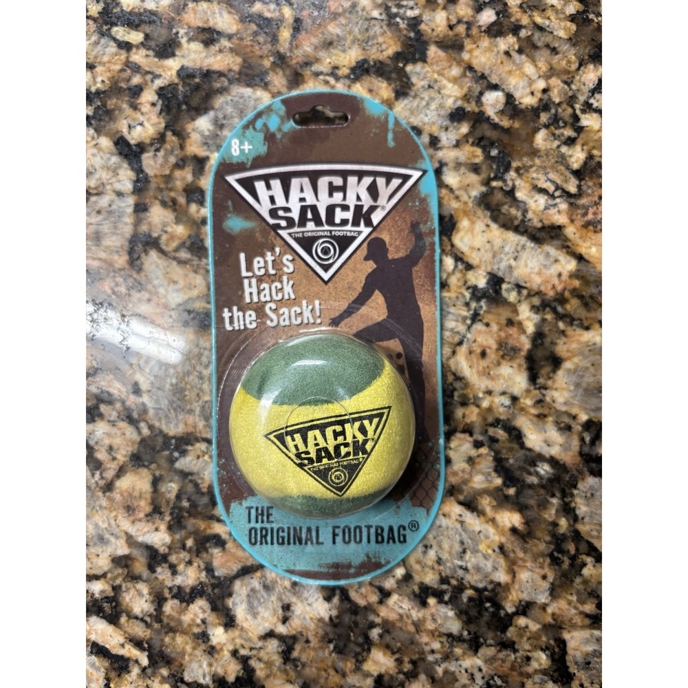 Hacky Sack The Original Footbag Play Monster Green/Yellow NEW